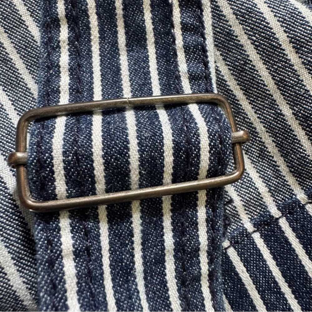 Altar’d State Denim Striped Jumper Minidress Size XS - Picture 6 of 6